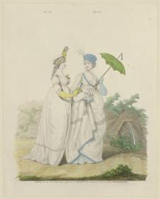 Gallery of Fashion, Fig. 148, 149: Morning Dresses