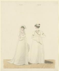 Gallery of Fashion, Fig. 292, 293: Afternoon Dresses