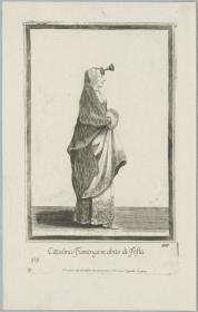 Cittadina Fiamenga in abito di festa