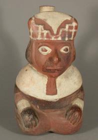 Sitzende anthropomorphe Figur