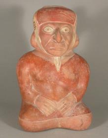 Sitzende anthropomorphe Figur