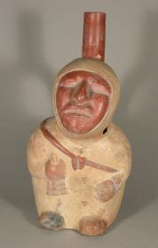 Sitzende anthropomorphe Figur, blind