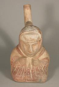 Sitzende anthropomorphe Figur, blind