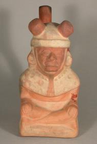 Sitzende anthropomorphe Figur, blind