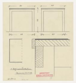 Tisch mit Linoleum (Möbelentwürfe, Tische)