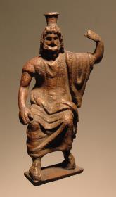 Römische Statuette des thronenden Serapis