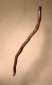 Gelockte Haarsträhne (Fragment einer Bronzestatue)