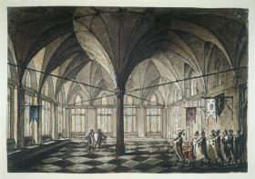Marienburg, Große Remter mit historischem Zug
