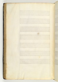 Leerseite mit Notenlinien