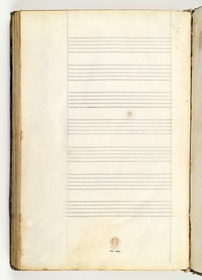 Leerseite mit Notenlinien