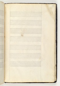 Leerseite mit Notenlinien