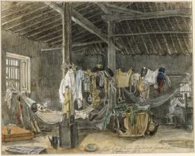 Die Wohnung des Künstlers in Guana Guana