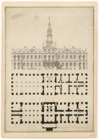 Entwurf für das Rathaus in Riga