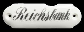 Namensschild "Reichsbank"