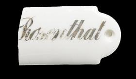 Namensschild "... Rosenthal"
