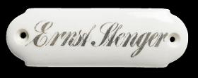 Namensschild "Ernst Stenger"