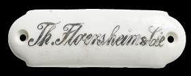 Namensschild "Th. Floersheim & Cie"