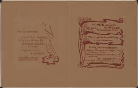 Hohenzollern-Kaufhaus Vorbesichtigung der Spezialausstellung (am 8. November 1898)