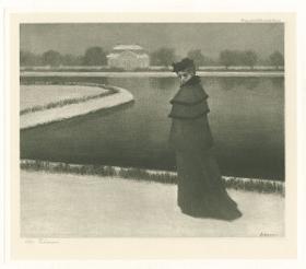 Solitude (Frau vor Wasser)