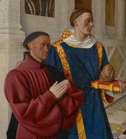 Étienne Chevalier mit dem heiligen Stephanus