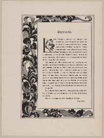 Zierrahmen zu Capriccio von Gustav Kühl