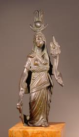 Pantheistische Isis-Fortuna-Statuette