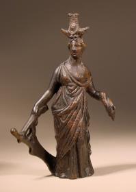 Isis-Fortuna-Statuette
