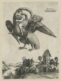 Jupiter (als Adler) und Ganymed