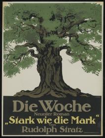 Die Woche mit neuestem Roman "Stark wie die Mark" von Rudolph Stratz