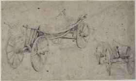 Zwei Bauernwagen