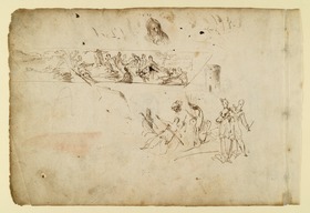 Kompositionen (u. a. zu Orpheus), Federproben