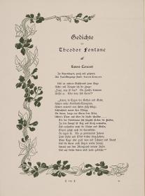 Umrahmung Gedichte von Theodor Fontane, Luren-Concert (in PAN Heft 4/1896, S. 215)