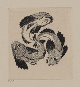 Drei Fische (veröffentlicht in der Jugend Heft 9/1896, S. 137)