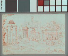 Forum Romanum, vom Palatin aus gesehen