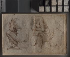 Drei Ansichten einer "Kauernden Venus"