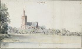 Blick auf Assendelft mit Odolphuskerk