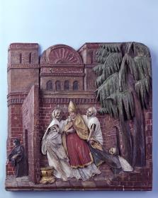 Bischof, von Toten bedrängt