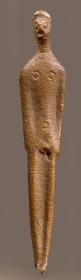 Nackte männliche Votivstatuette