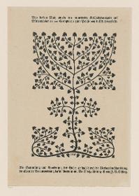 Ornamentales Blatt zu den Monographien zur deutschen Kulturgeschichte