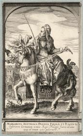 Porträt der Margarethe von Parma: Margareta Austriaca Ducissa Parmae et Placentiae