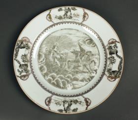 Teller mit Darstellungen aus der griechischen Mythologie