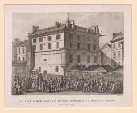 Le Peuple délivrant les Gardes Françaises à l'Abbaye St. Germain