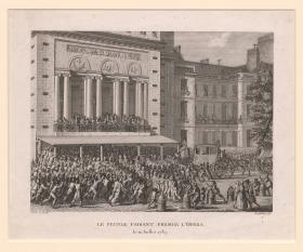 Le Peuple faisant fermer l'Opéra