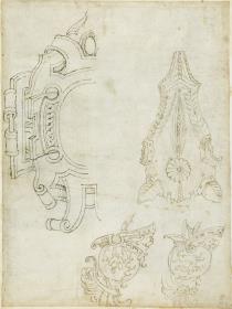 Prunkhelme. Pferdehelm. Cartouche