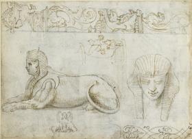 Sphinx. Pilasterornament