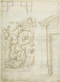 Füllungsornament. Portal