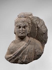 Oberkörper eines Buddha (Fragment)