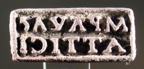 Stempel mit Inschrift M.L.PATYLAC / ATTICI