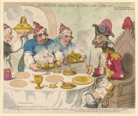 Dumourier dining in state at S.t James's