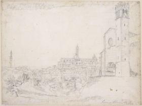 Siena von San Domenico gesehen